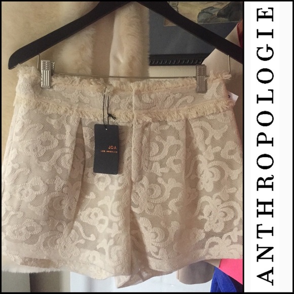 Anthropologie Pants - SALEJ.O.A. Anthro crochet mesh short